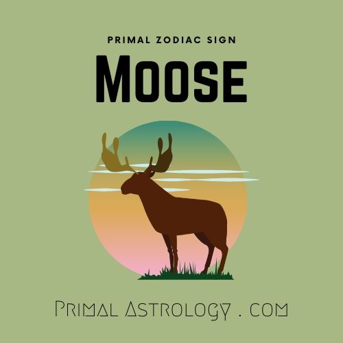Primal Zodiac Sign of Moose