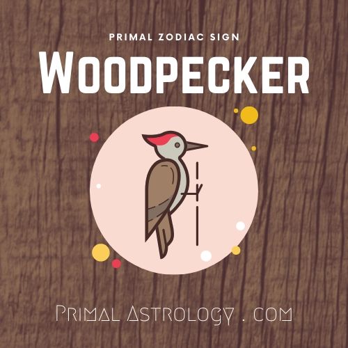 Primal Zodiac Sign of Woodpecker